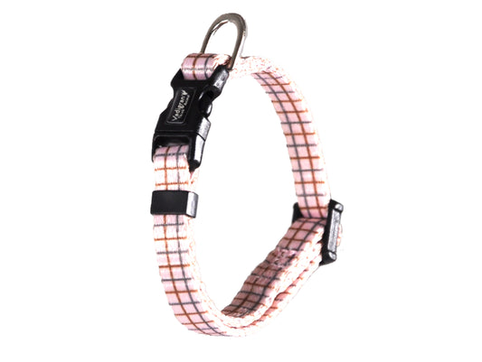 Collier chat carreau