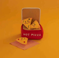 Zippy paws pizza box peluche de flaire