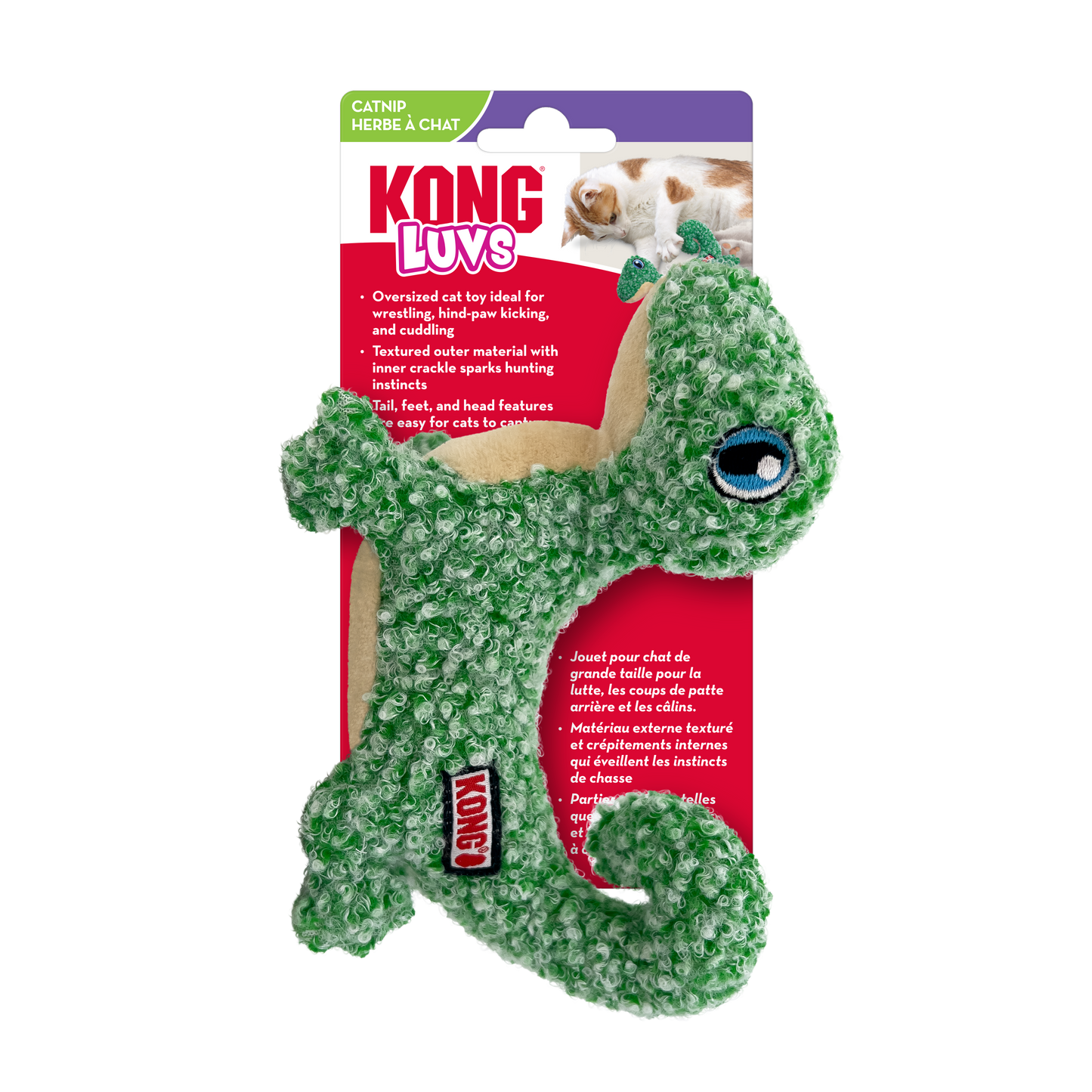 Kong cat luvs Lizard