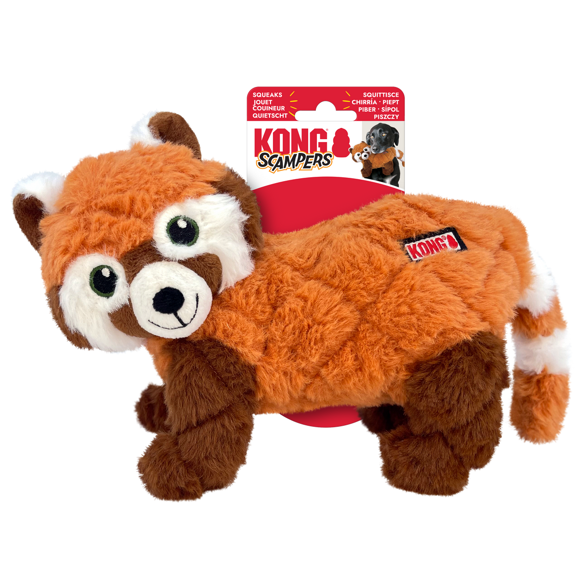 KONG Scampers panda roux