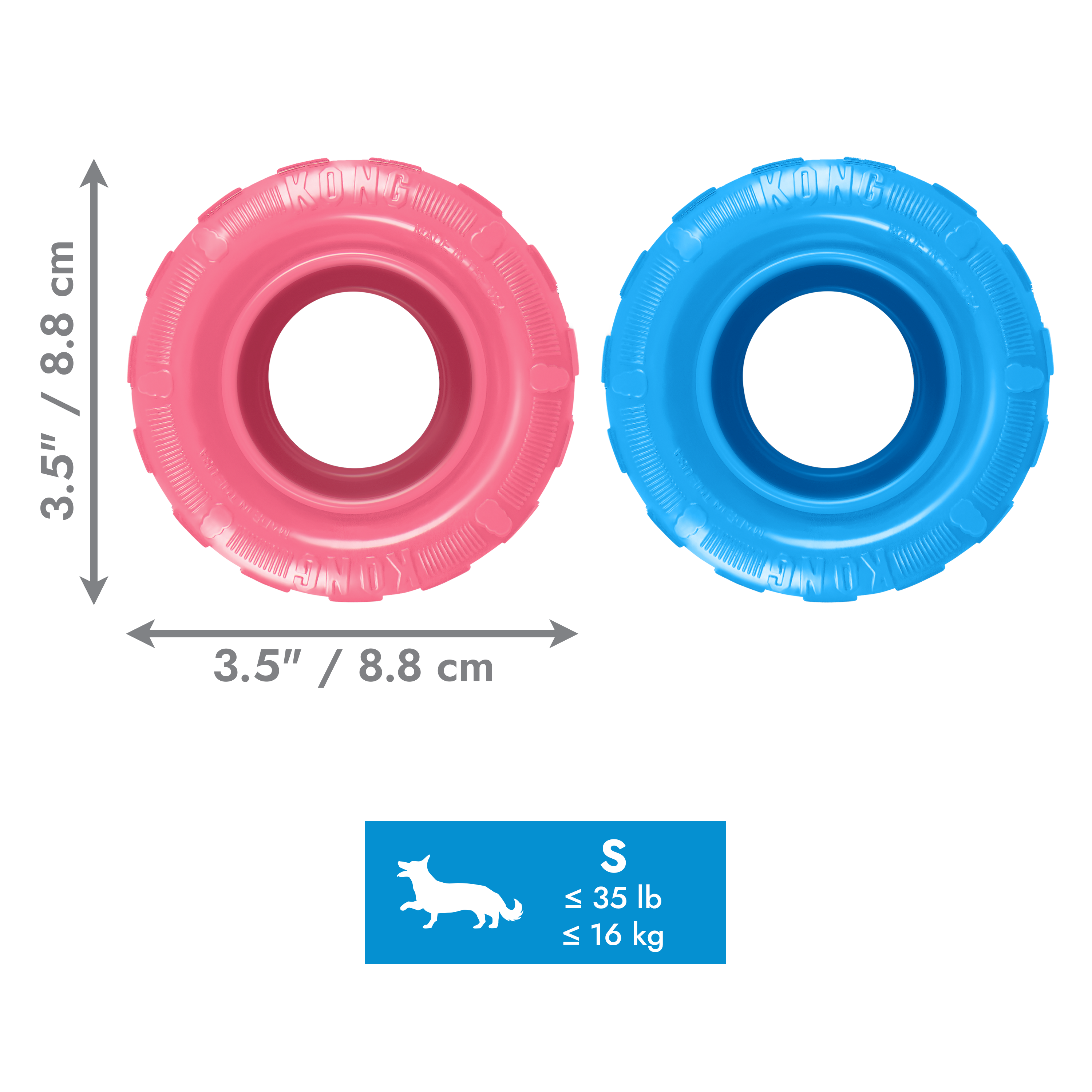 Kong puppy tyres