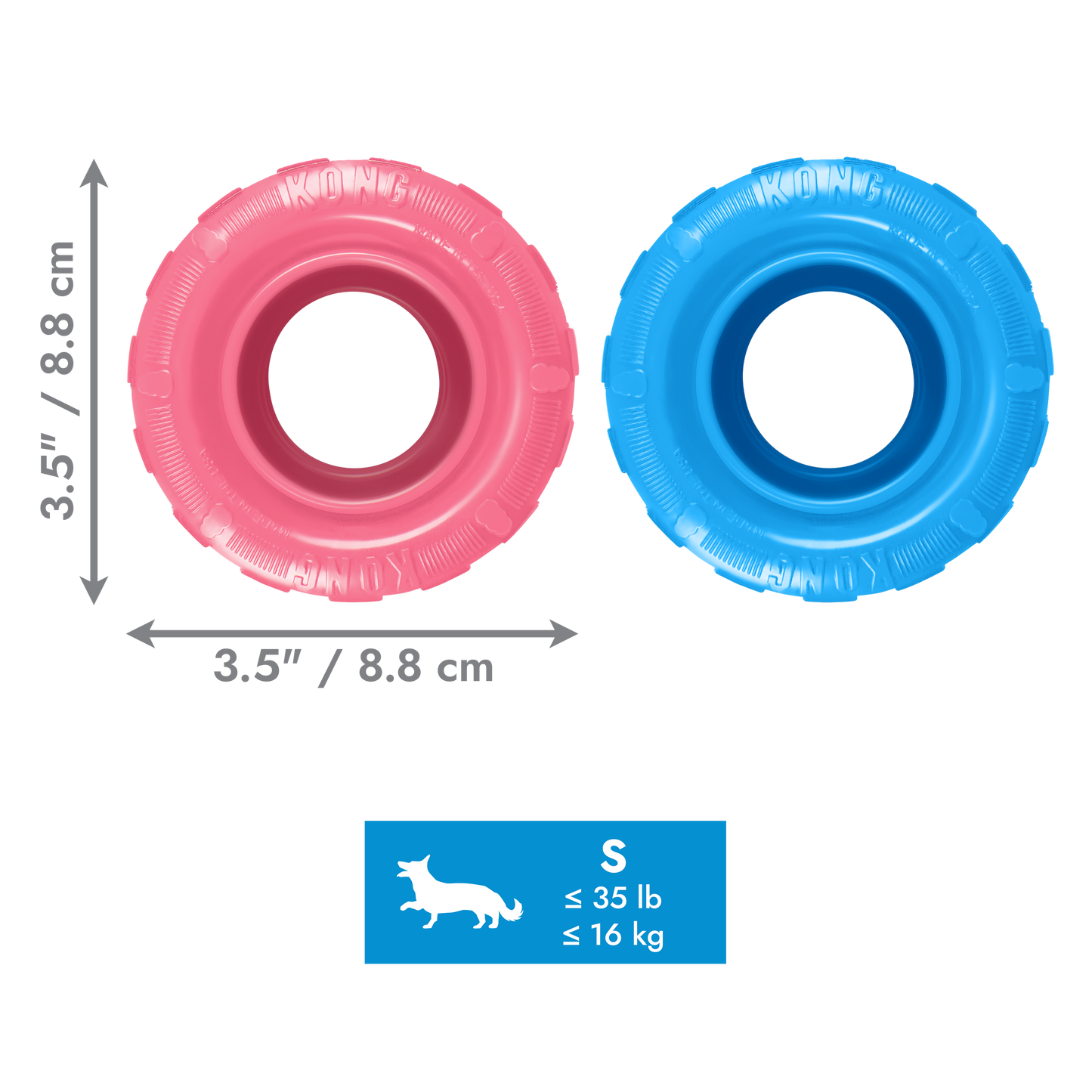 Kong puppy tyres