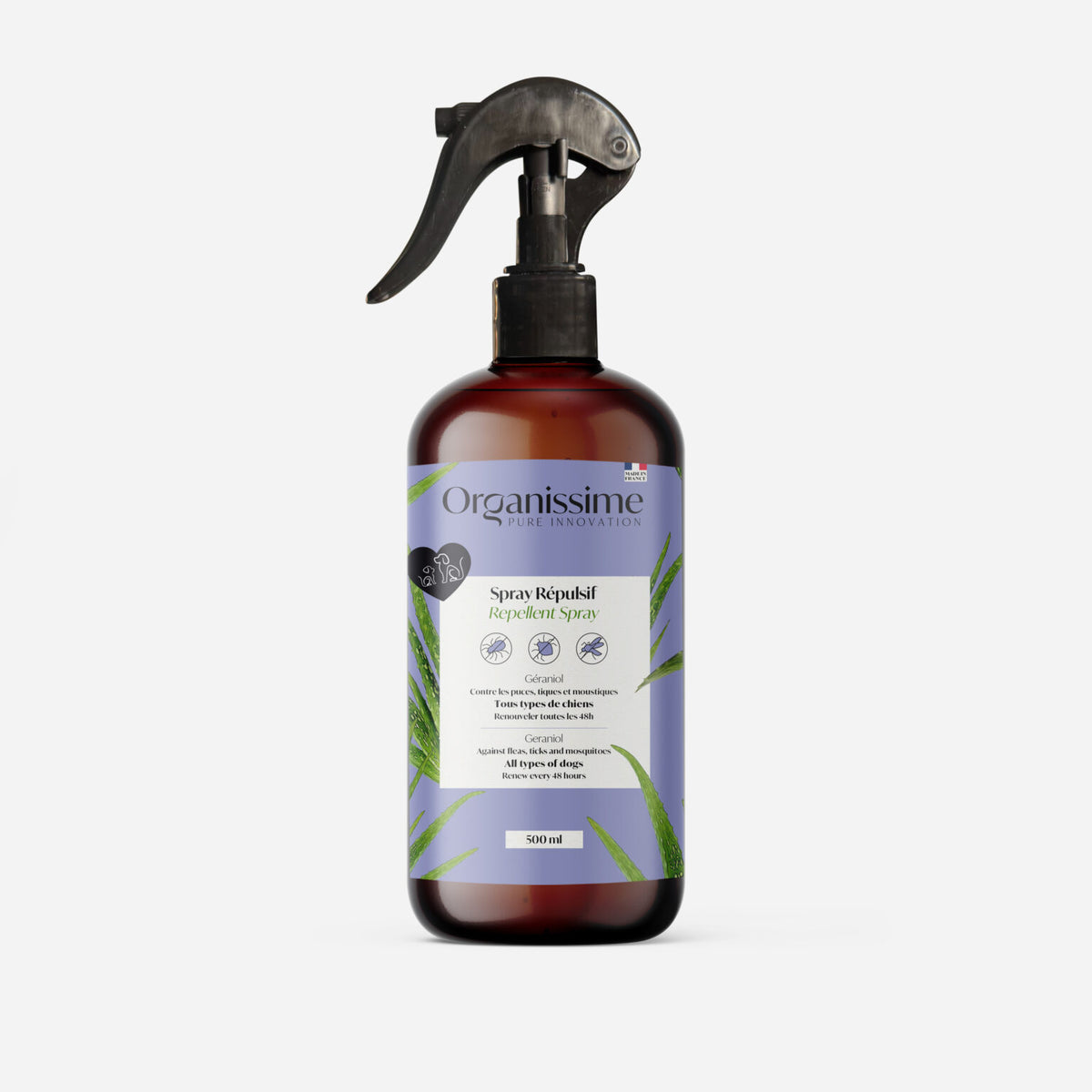 Spray anti parasitaire répulsif organissime