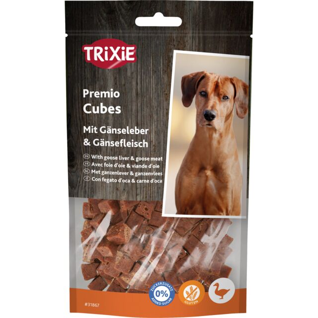 Cubes de foie d'oie