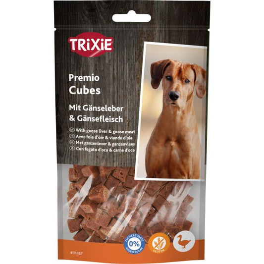 Cubes de foie d'oie