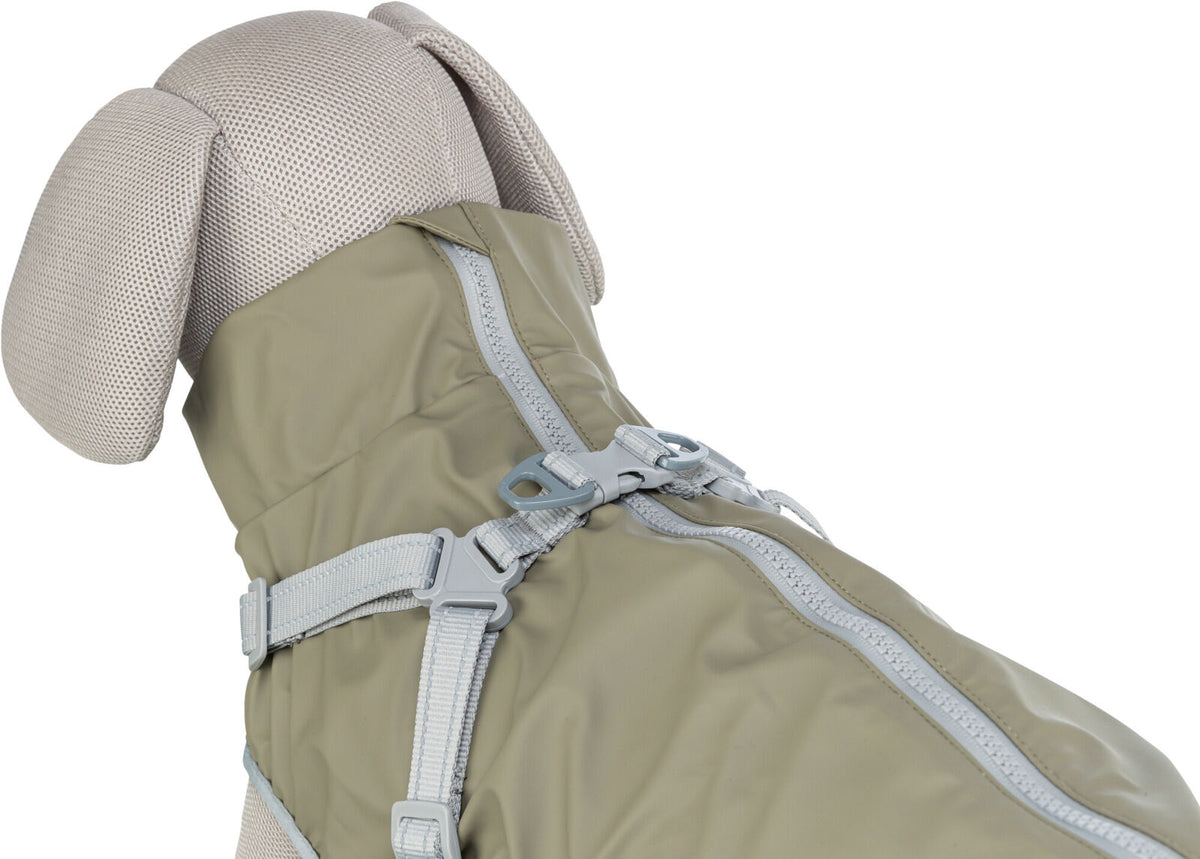 Manteau pontis Rain avec harnais Vert Olive