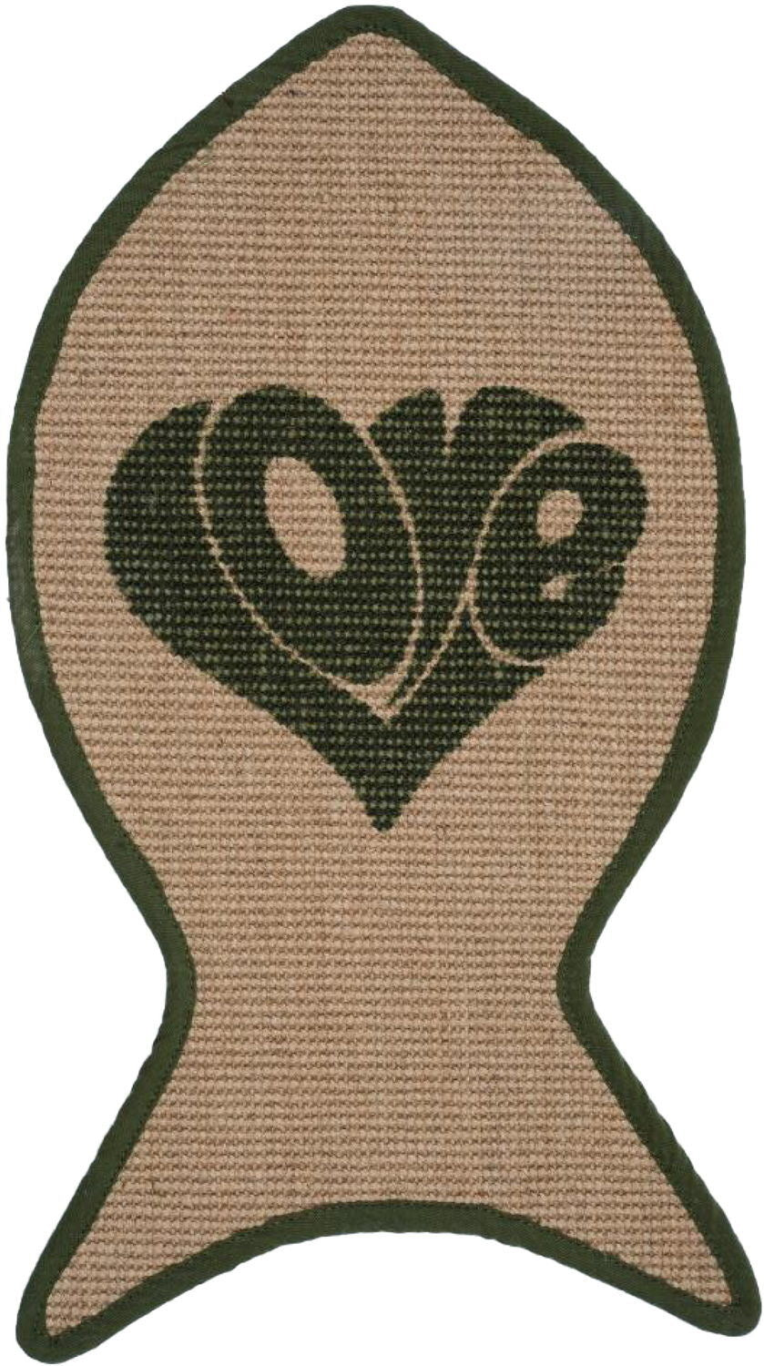 Tapis griffoir poisson love