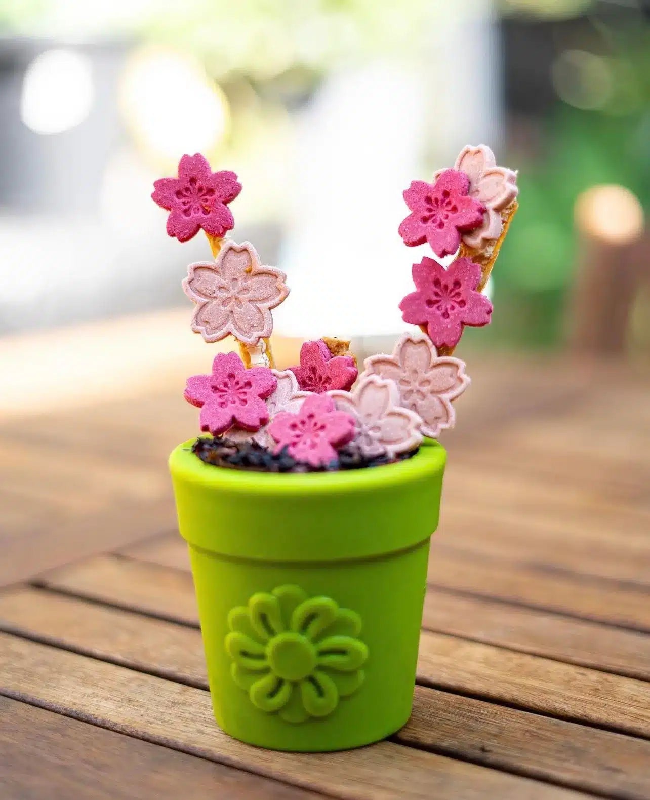 Pot de fleur vert sodapup