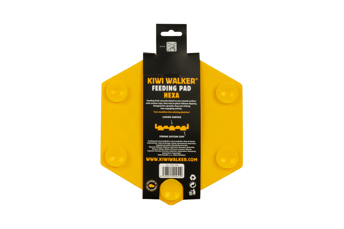 Tapis de léchage hexagonal kiwi Walker