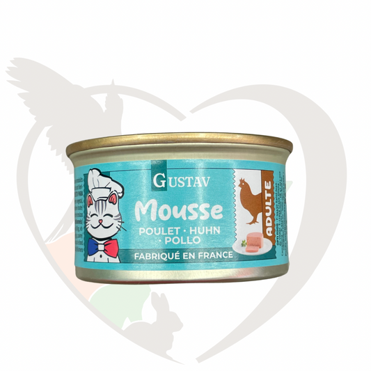 Mousse chat au poulet