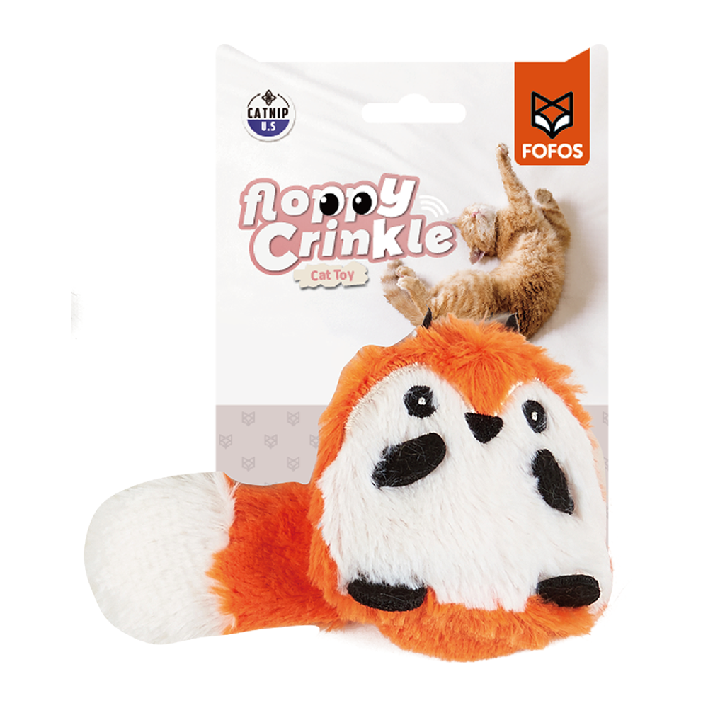 Jouet chat peluche bruissante