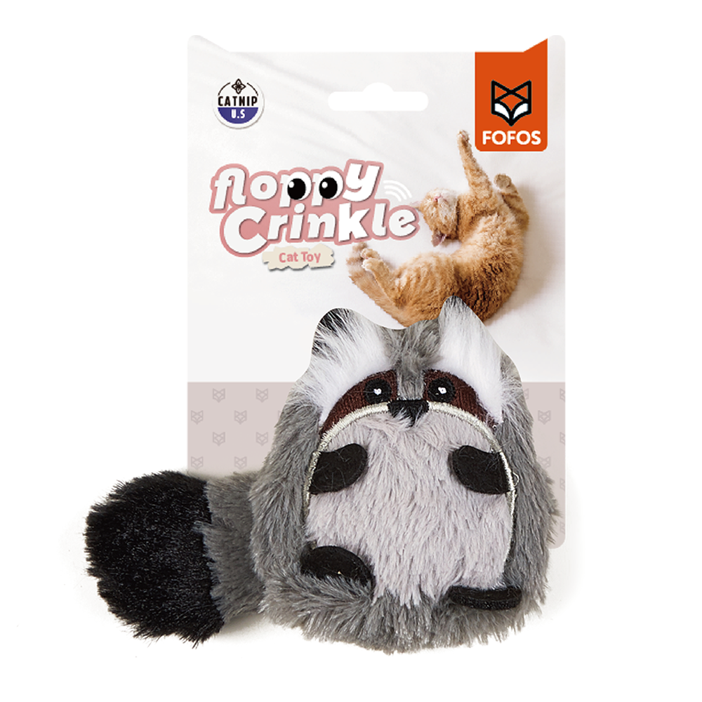 Jouet chat peluche bruissante