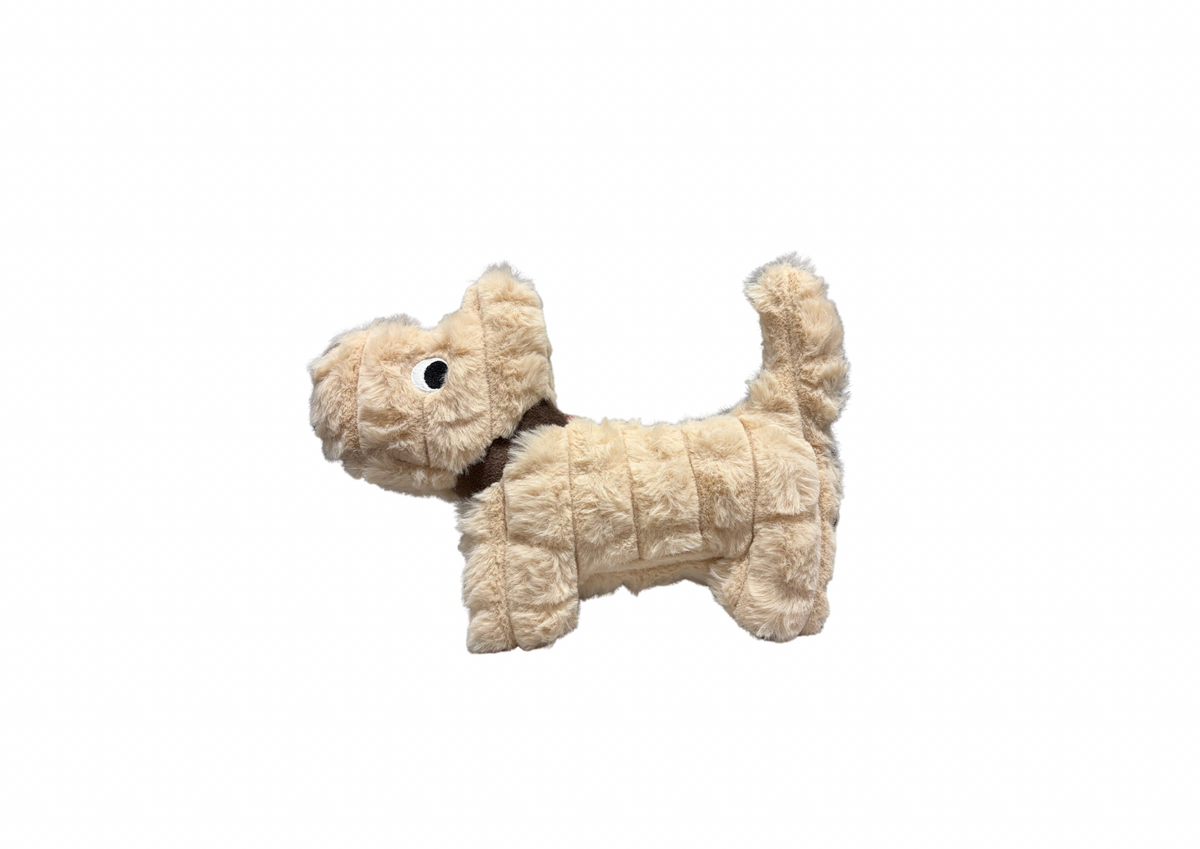Peluche Chien côtelé