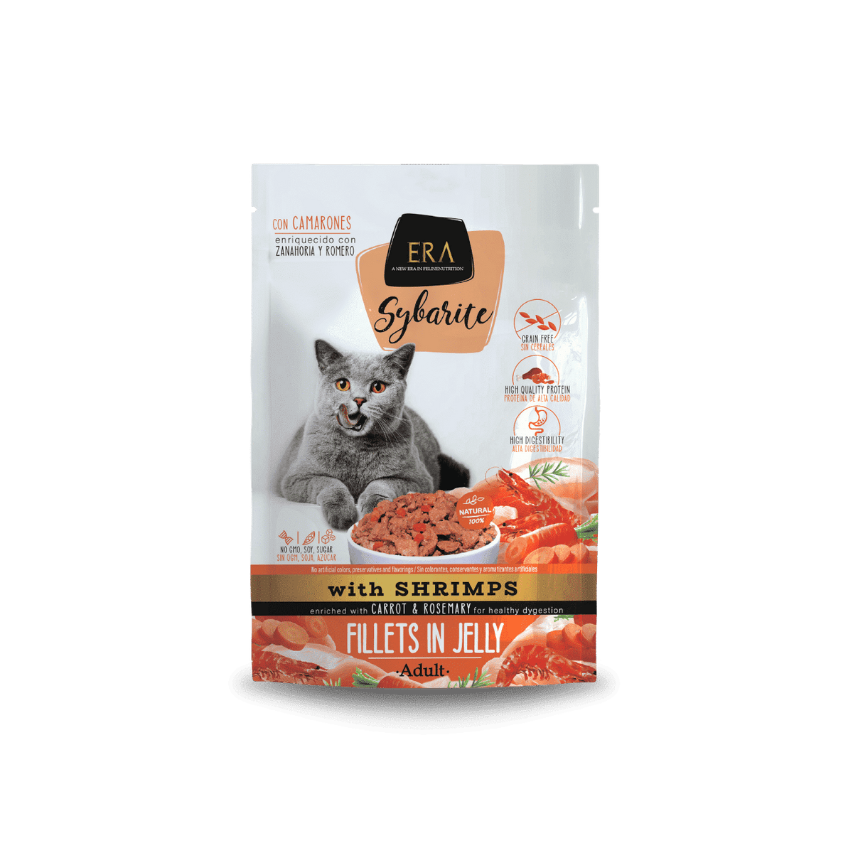 SYBARITE CHAT CREVETTE 85G