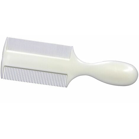 PEIGNE DOUBLE ANTI PUCES AVEC POIGNEE