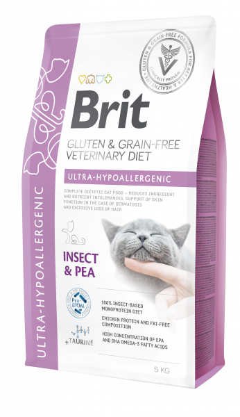 Ultra hypoallergenic veterinary diet brit chat