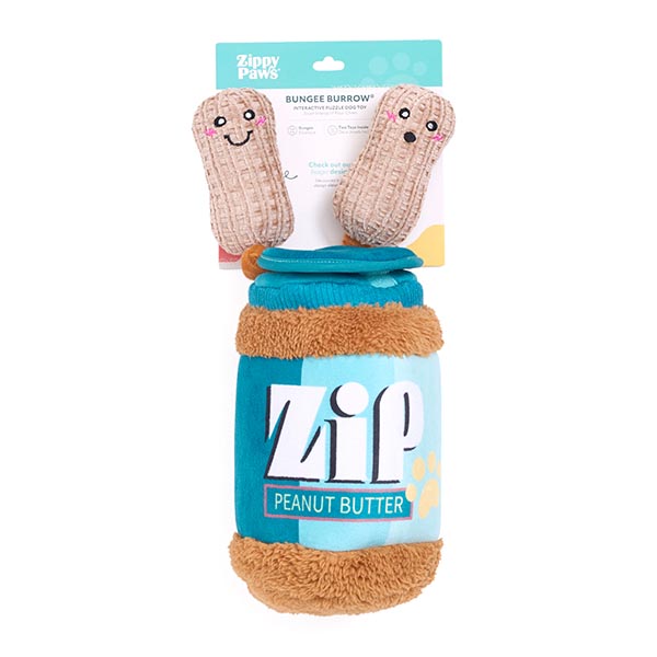 Pot de beurre de cacahuètes Zippy paws burrow