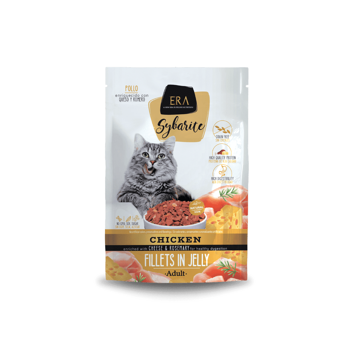 SYBARITE CHAT POULET 85G