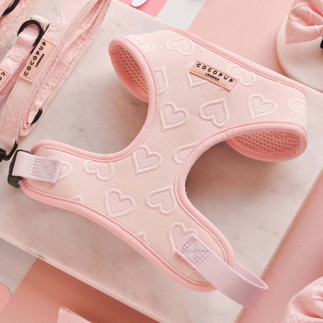 Harnais cœur rose Cocopup London