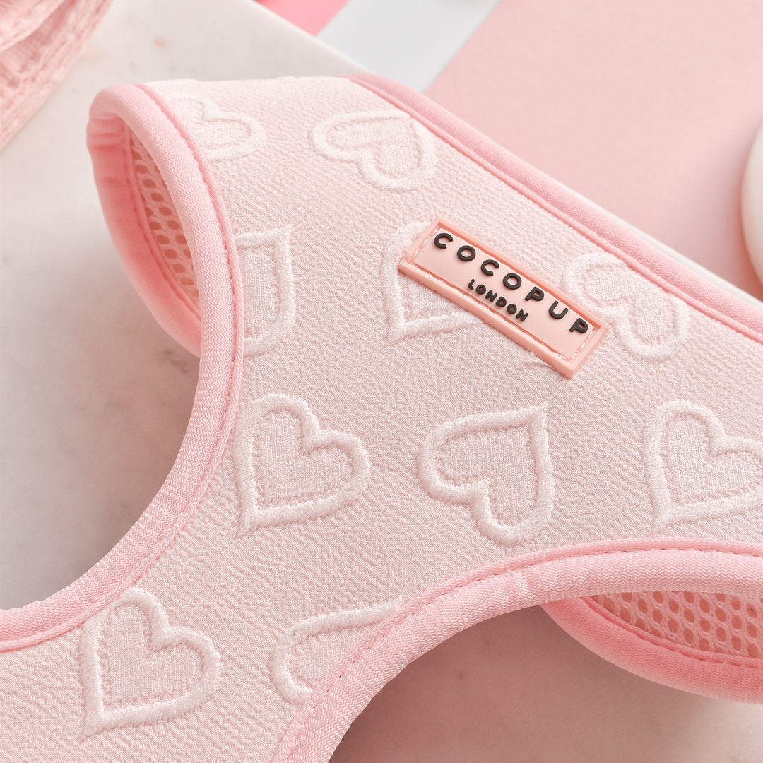 Harnais cœur rose Cocopup London