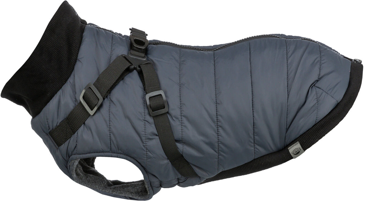 Manteau Pontis avec harnais Bleu