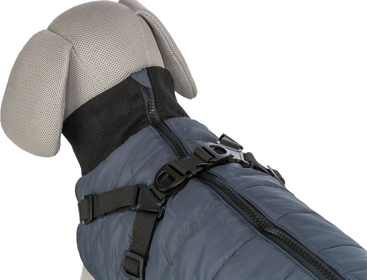 Manteau Pontis avec harnais Bleu
