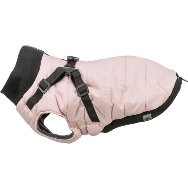 Manteau Pontis avec harnais rose