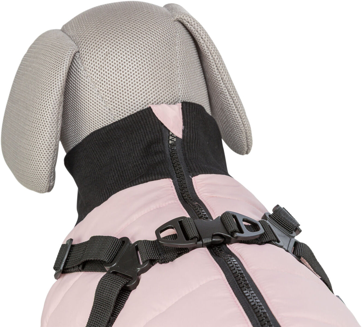 Manteau Pontis avec harnais rose