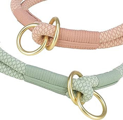 COLLIER SOFT ROPE MENTHE/SAUGE