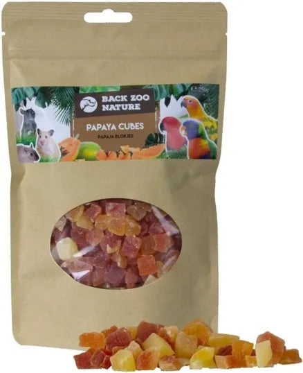 Cubes de papaye
