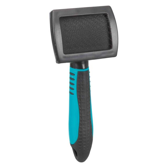 BROSSE SOUPLE EN PLASTIQUE POILS METAL