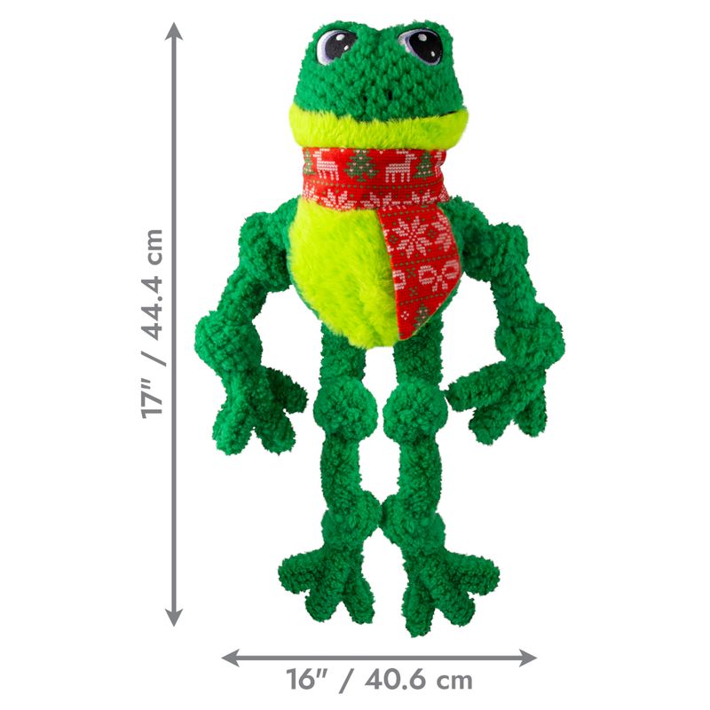KONG knots frog L/XL Holiday