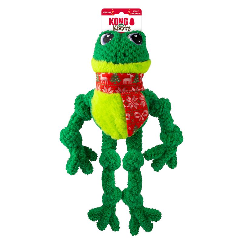 KONG knots frog L/XL Holiday