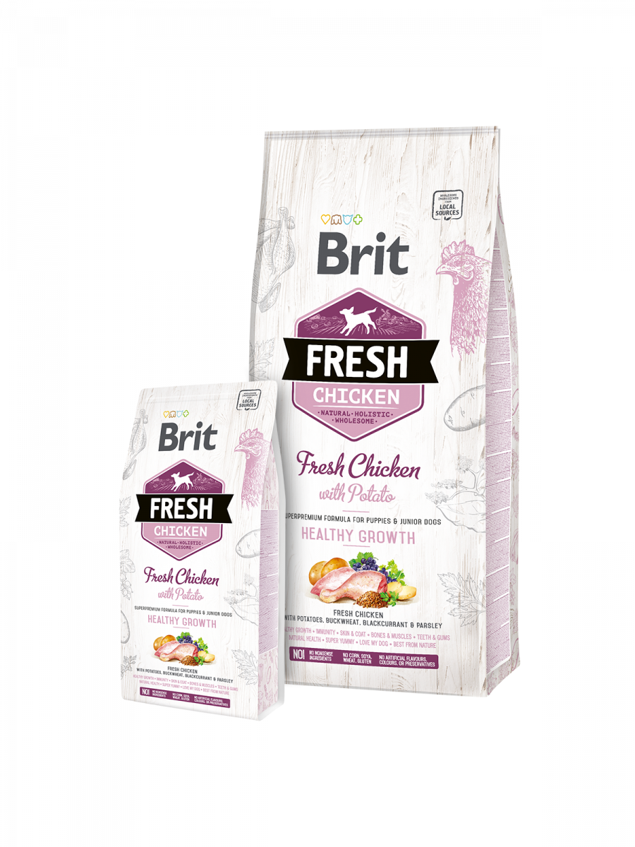 Puppy - poulet & pomme de terre Brit Fresh
