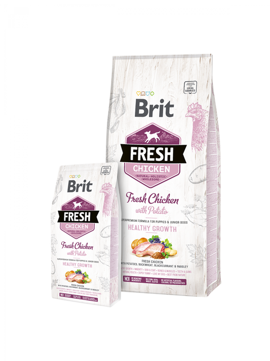 Puppy - poulet & pomme de terre Brit Fresh