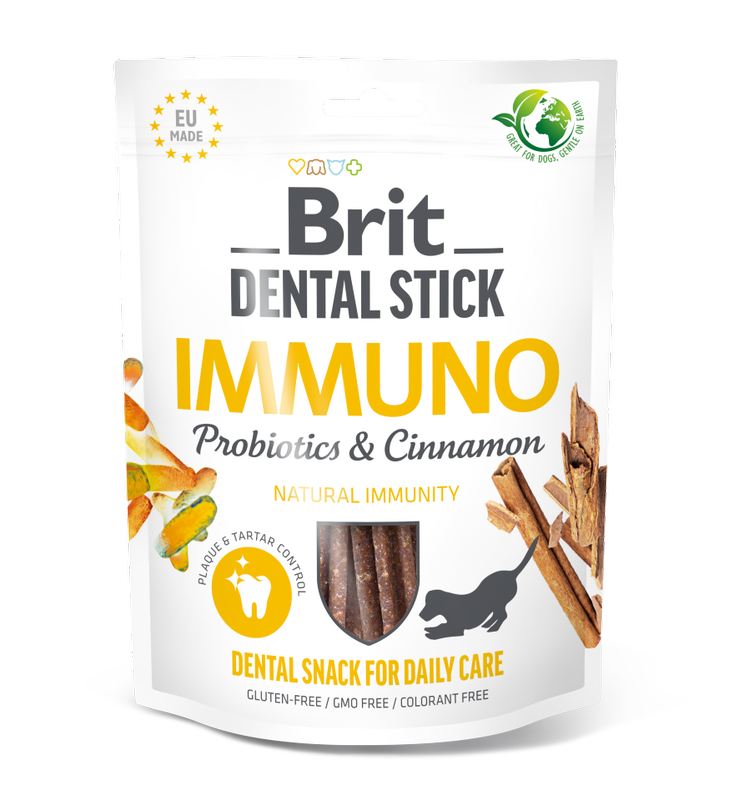 Dental stick immuno probiotics canelle Brit