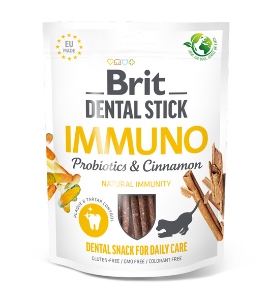 Dental stick immuno probiotics canelle Brit