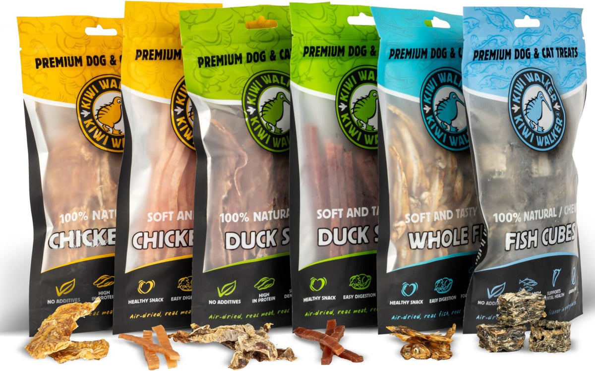 Lamelles de poulet séchées kiwi Walker