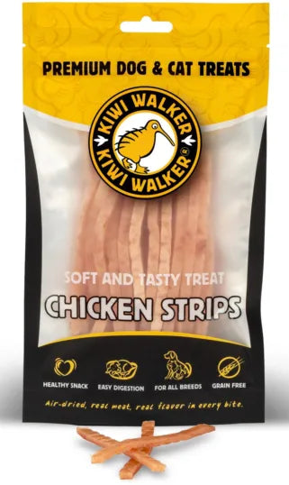 Lamelles de poulet séchées kiwi Walker