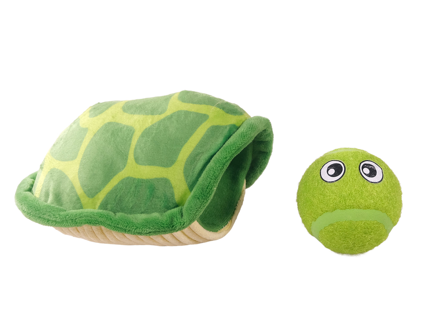 Peluche avec balle tortue