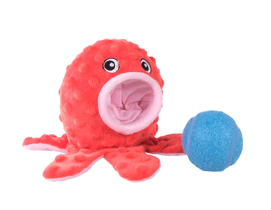 Peluche avec balle pieuvre