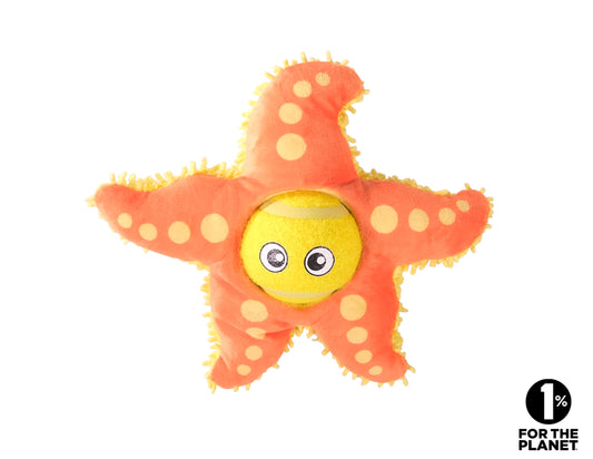 Peluche avec balle étoile de mer
