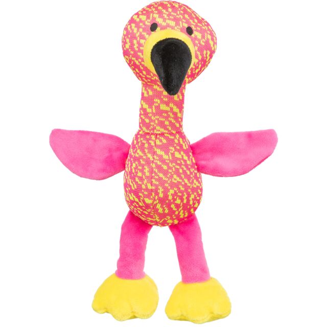 Peluche flamant rose bruissant