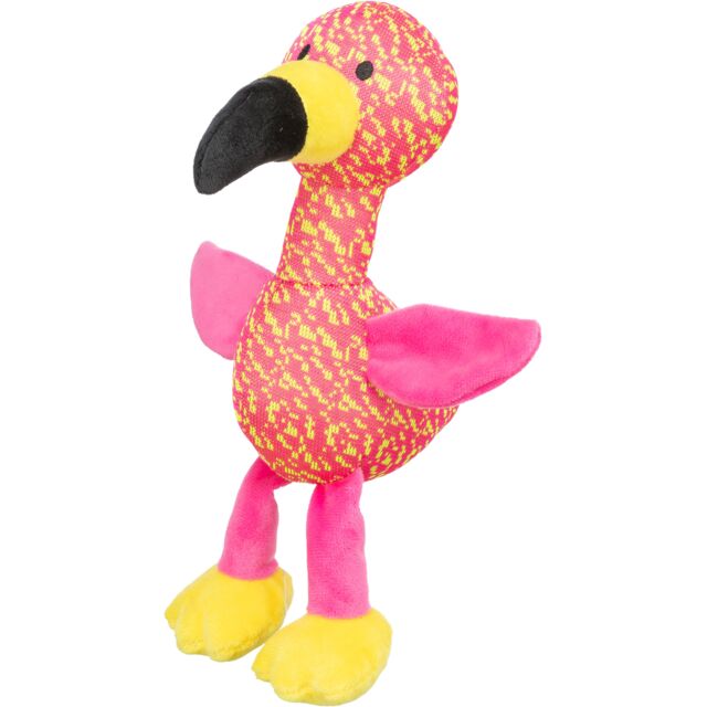 Peluche flamant rose bruissant