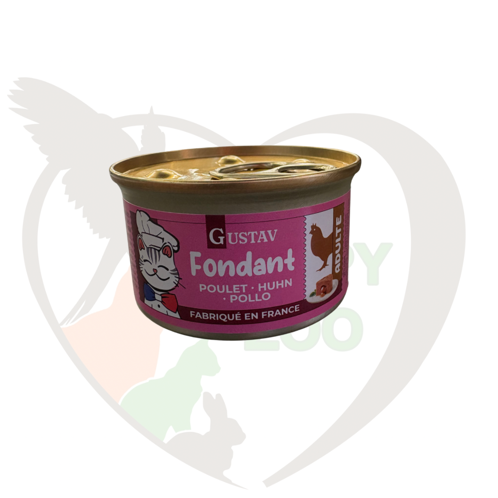 Mousse cœur fondant poulet