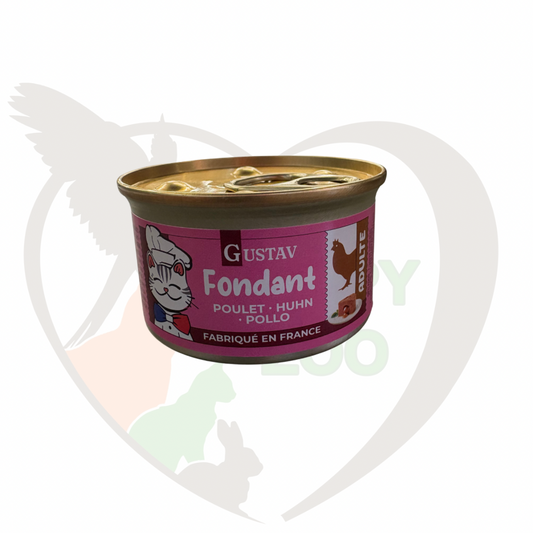 Mousse cœur fondant poulet