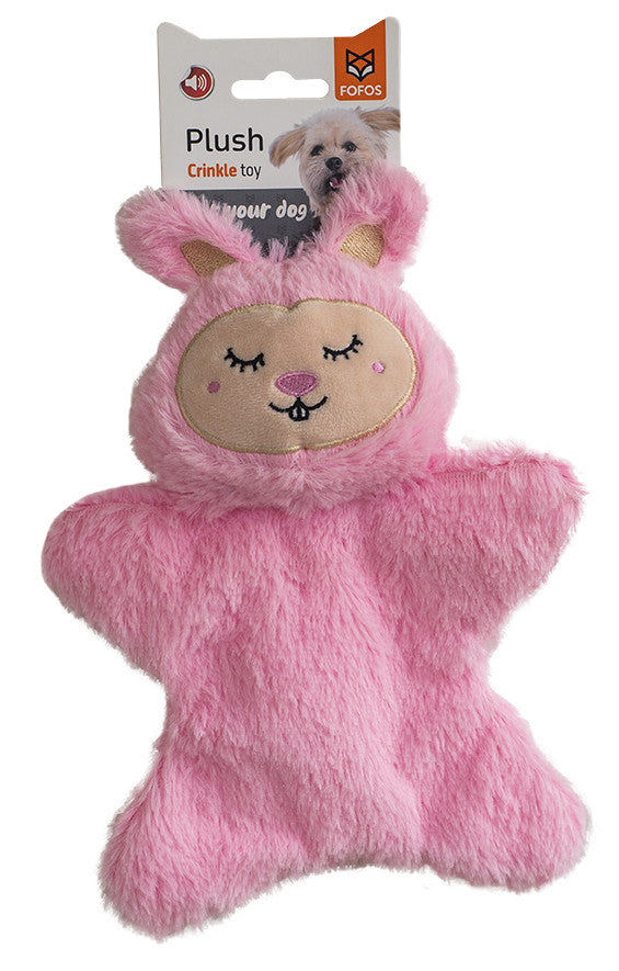 Peluche plate lapin - HAPPY ZOO SHOP