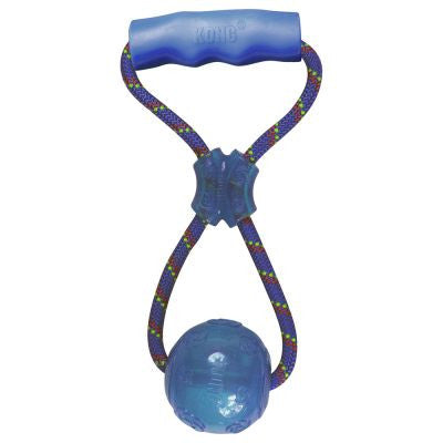 Jouet KONG Squeezz Ball avec poignée - HAPPY ZOO SHOP