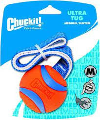 Balle avec poignée pour chien ULTRA TUG Chuckit! - HAPPY ZOO SHOP