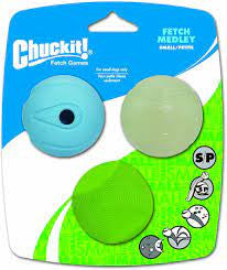 Balles "Fetch Medley" - lot de 3 - Chuckit S - HAPPY ZOO SHOP